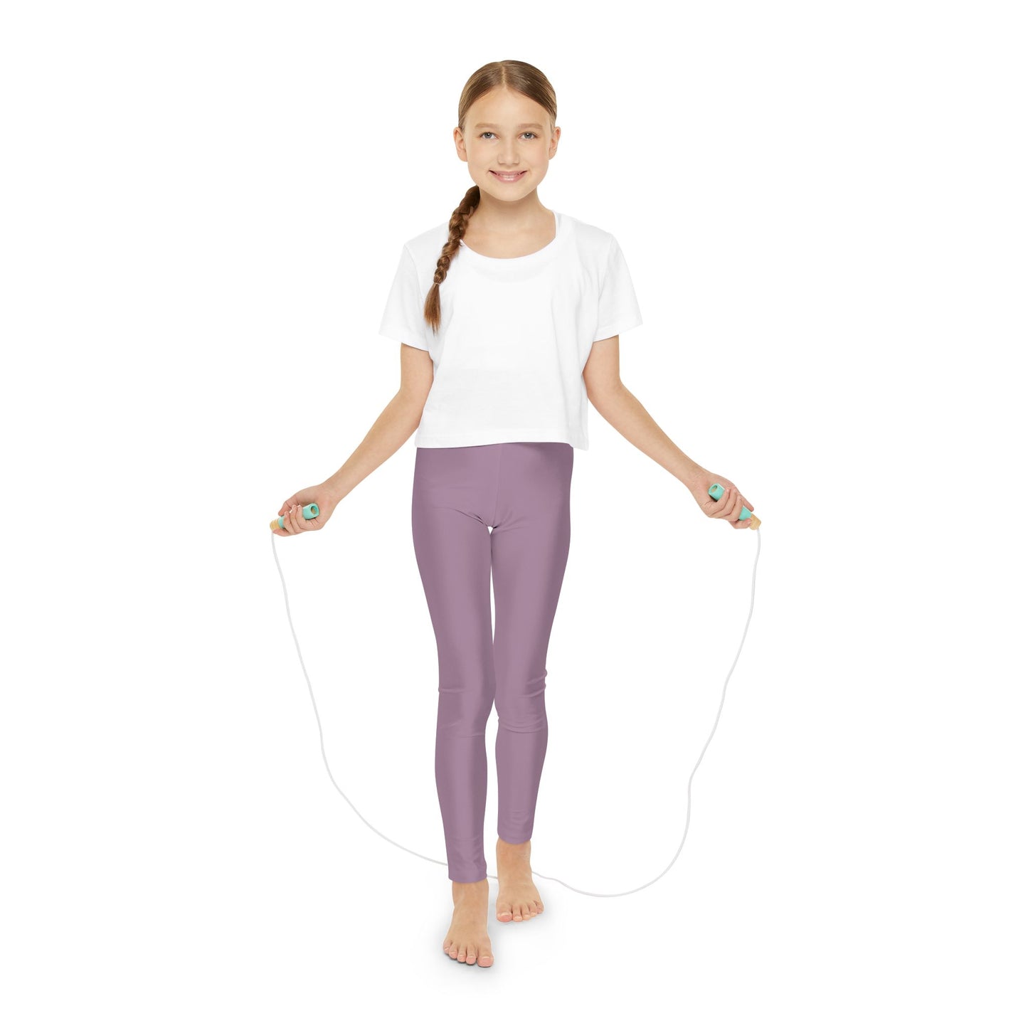 Elated Hippie Girl's Leggings – Soft, Stretchy, and Ready for Fun! 🦄✨ - Lavender Frost