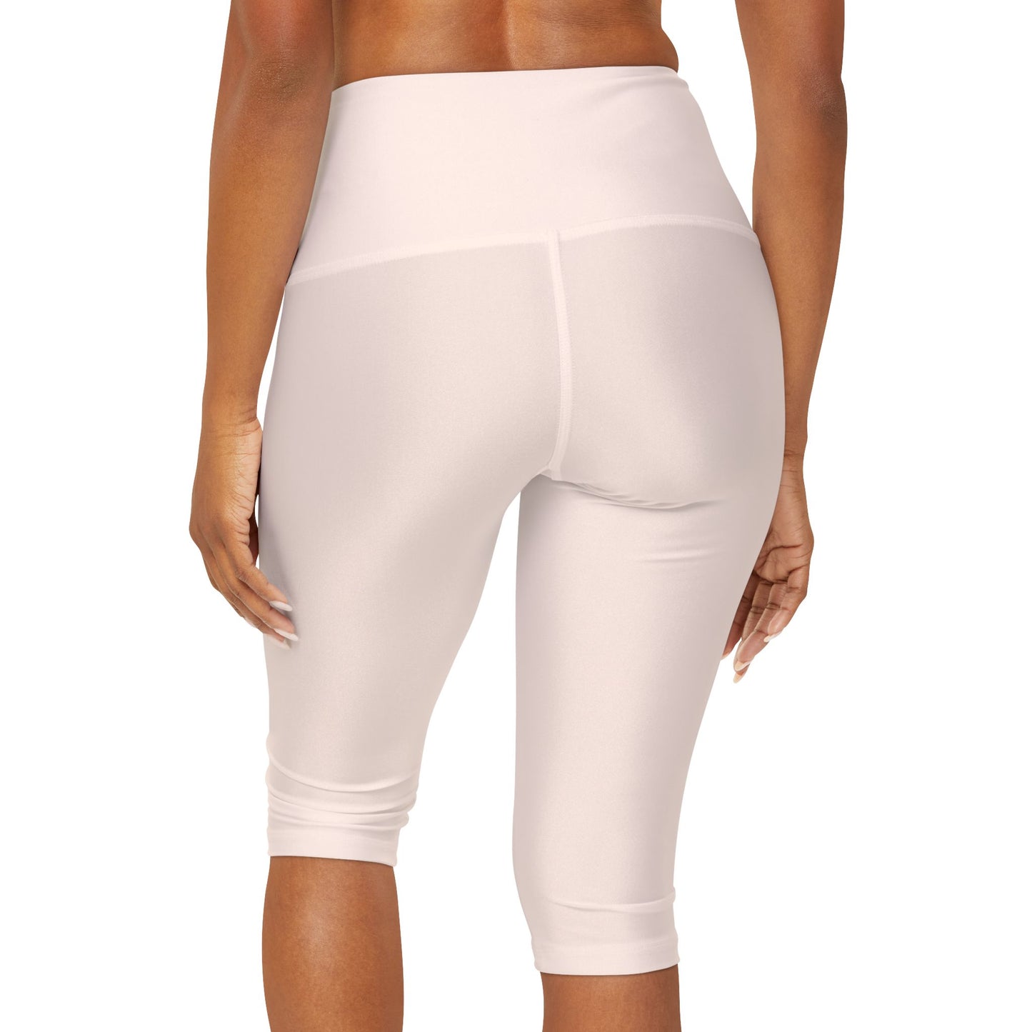 Elated Hippie EmpowerFlex Yoga Capri Leggings - Peachy Cream