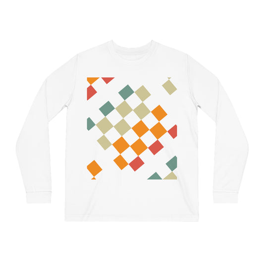 Elated Hippie Modern Geometric Long Sleeve Tee for Casual Style