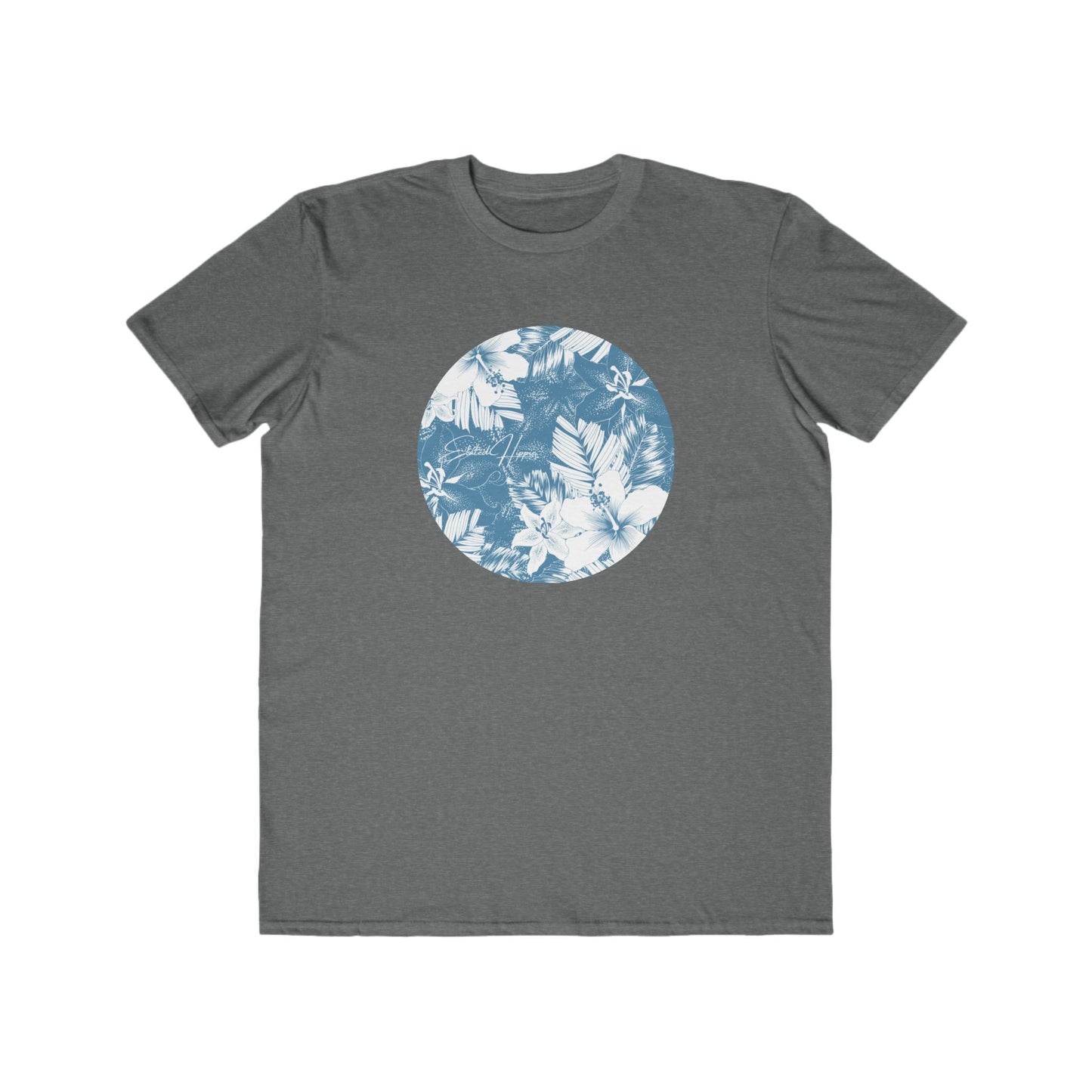Elated Hippie Men's Lightweight Floral Tee, Casual Wear, Summer Fashion, Beach Vibes, Gift for Him, Everyday Style