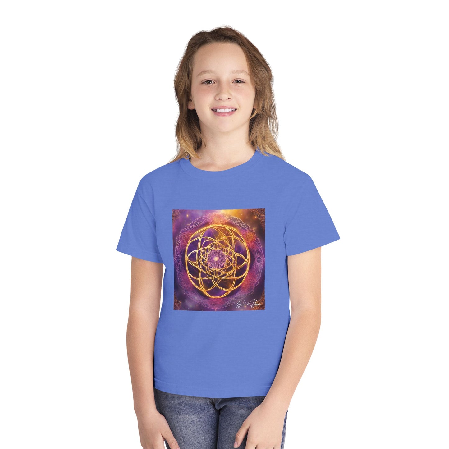 Elated Hippie Youth 100% Cotton  "Flower of Life" Tshirt