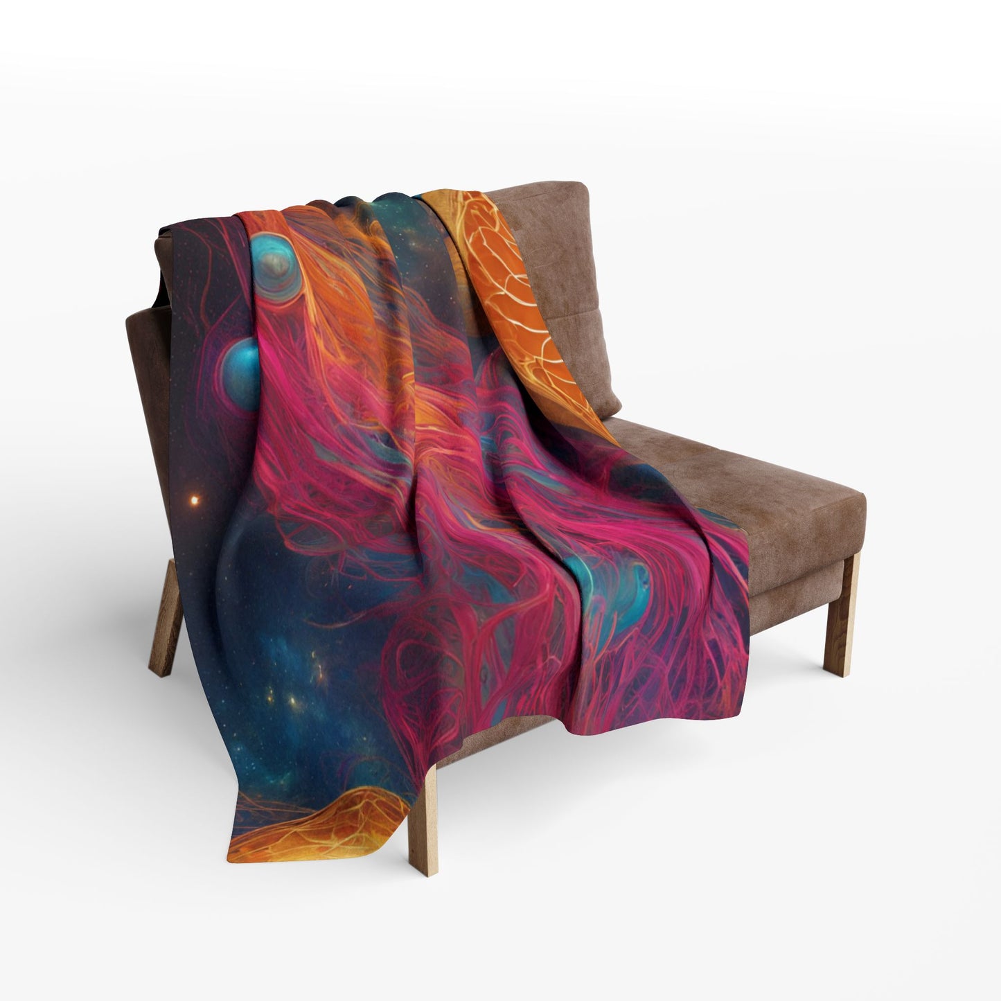 Elated Hippie "Celestial Space Roots" Fleece Blanket