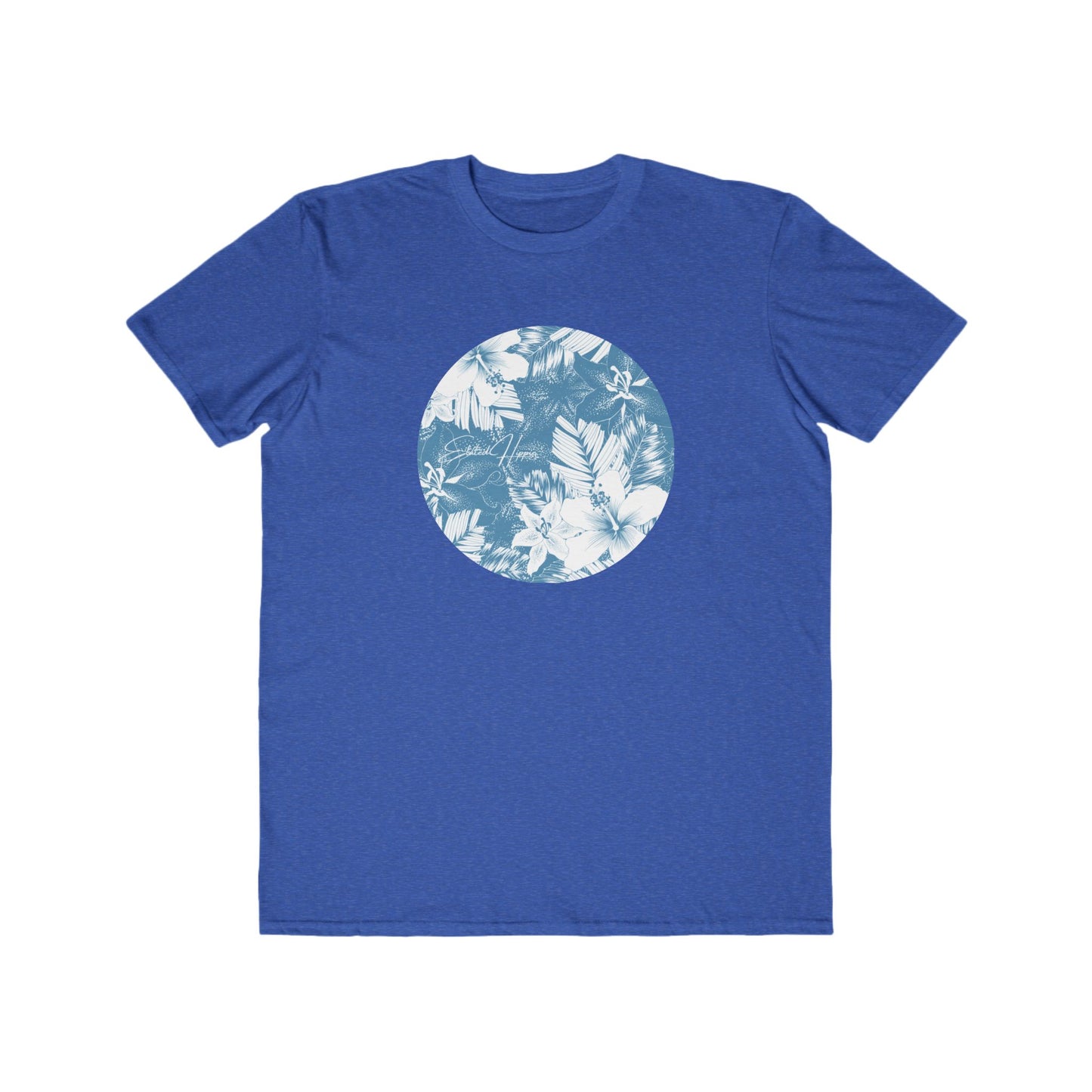 Elated Hippie Men's Lightweight Floral Tee, Casual Wear, Summer Fashion, Beach Vibes, Gift for Him, Everyday Style