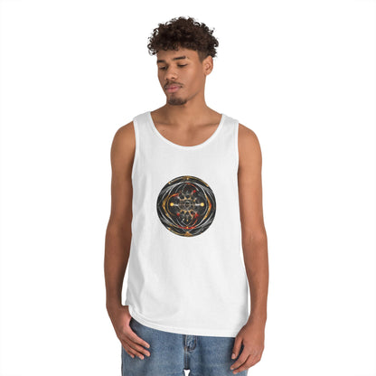 Elated Hippie Archangel Collection "Matrix Within A Matrix" 100% Heavy Cotton Tank Top Men's
