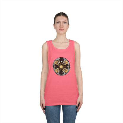 Elated Hippie Archangel Collection "Black Into The Abyss" 100% Heavy Cotton Tank Top Men's