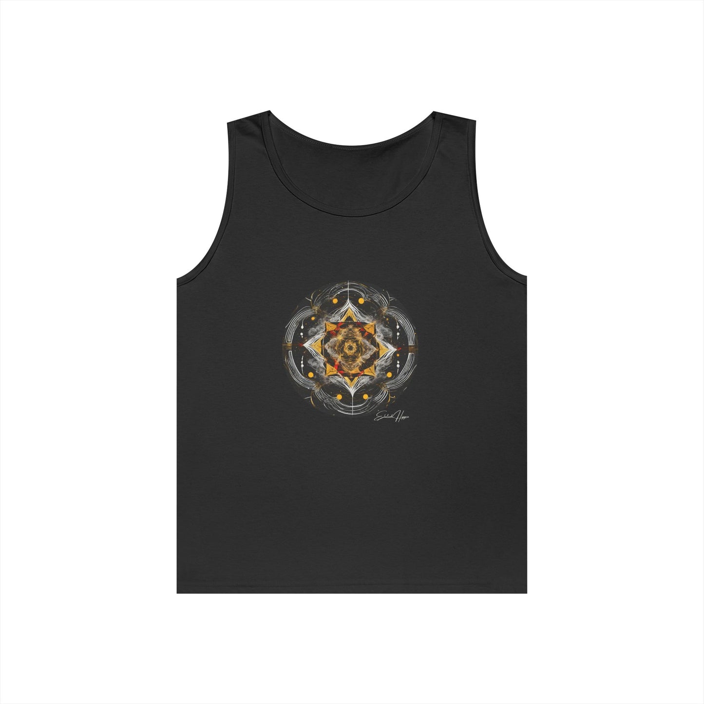 Elated Hippie Archangel Collection "All Seeing Eye" 100% Heavy Cotton Tank Top Men's