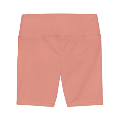 Elated Hippie Women's Workout Shorts - Dusty Coral