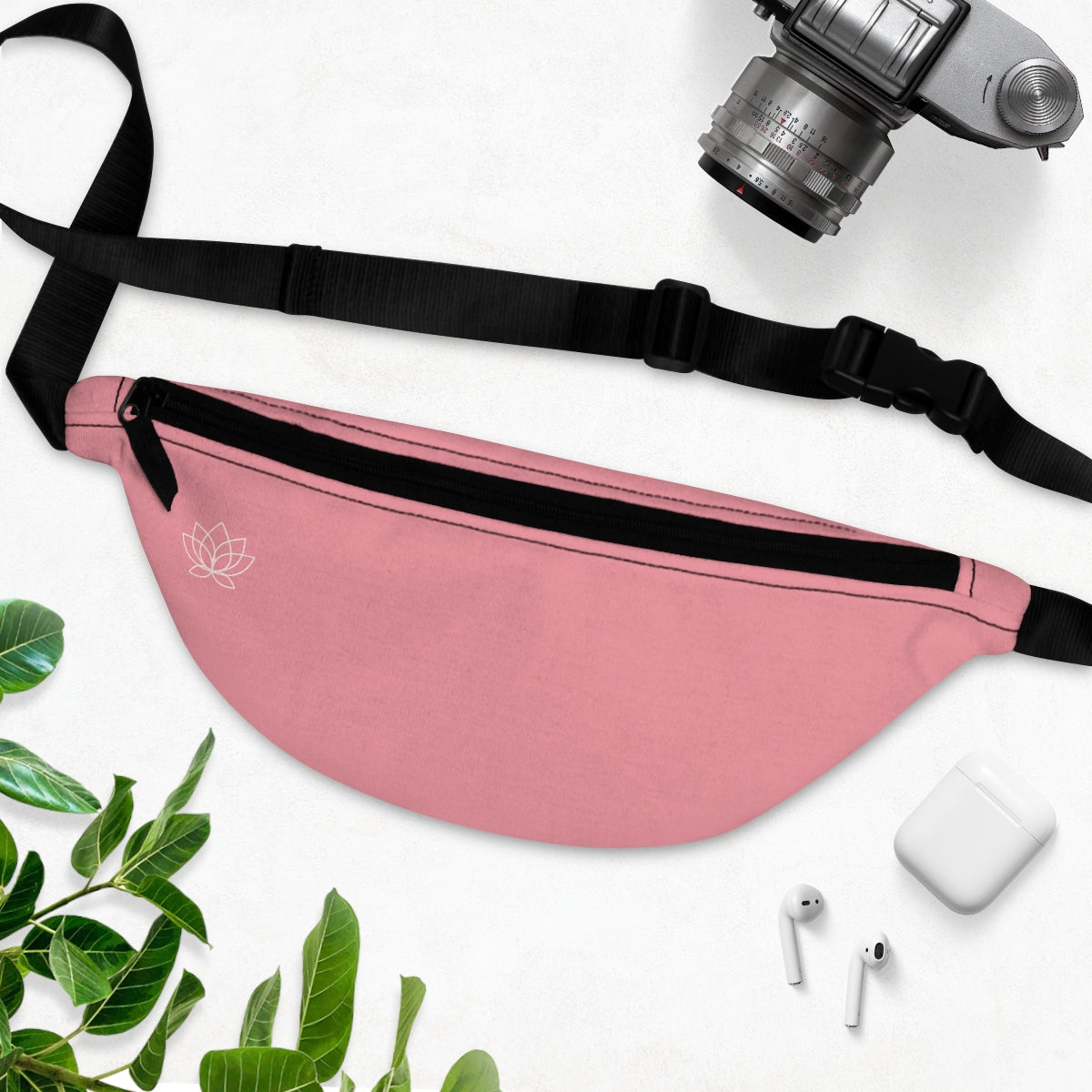 The Blush Pink Full Set — Hoodie, Leggings, Fanny Pack + Scrunchie