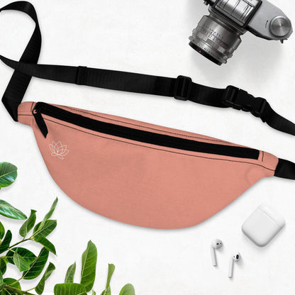 The Dusty Coral Full Set — Hoodie, Leggings, Fanny Pack + Scrunchie
