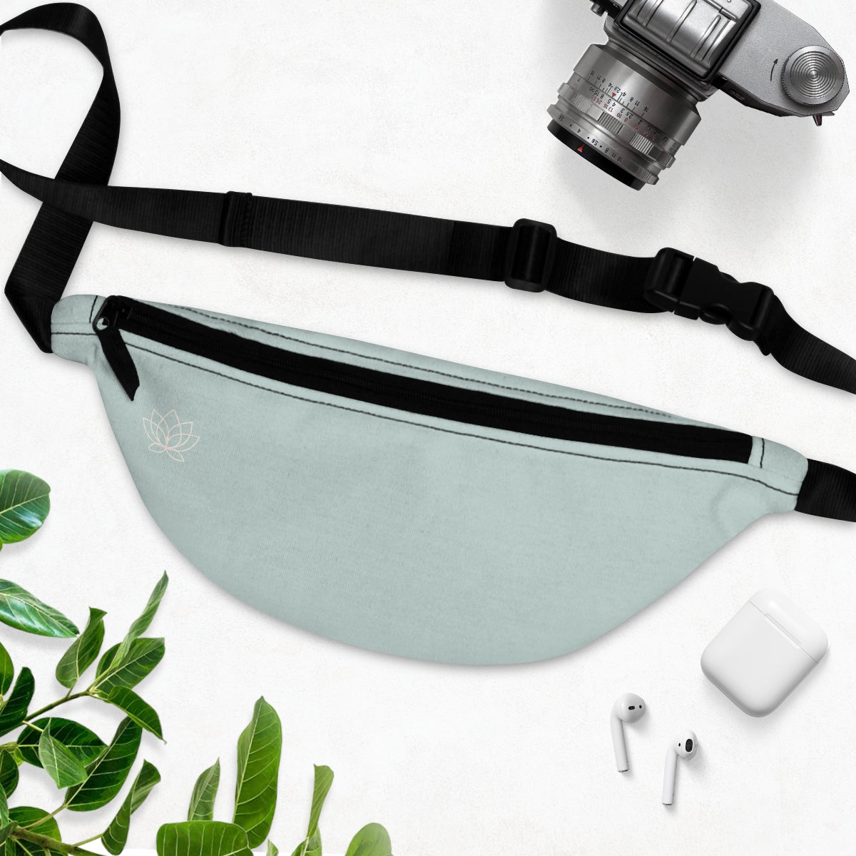 The Pale Sea Foam Full Set — Hoodie, Leggings, Fanny Pack + Scrunchie