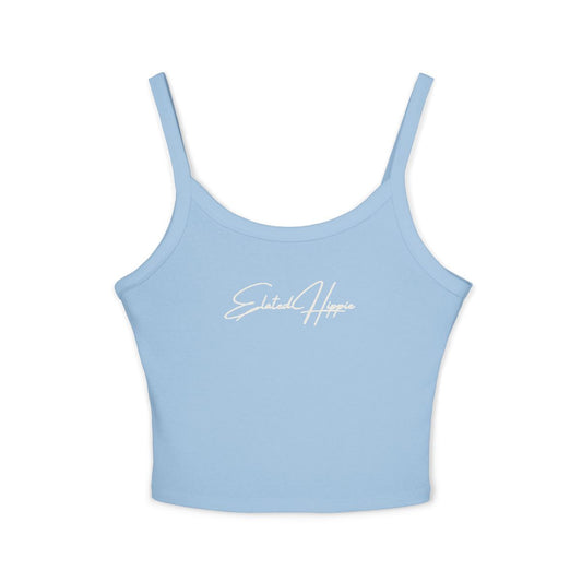 Elated Hippie Ethereal Spaghetti Strap Tank (Blue)