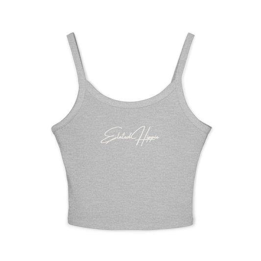 Elated Hippie (Gray) Ethereal Women's Spaghetti Strap Tank Top