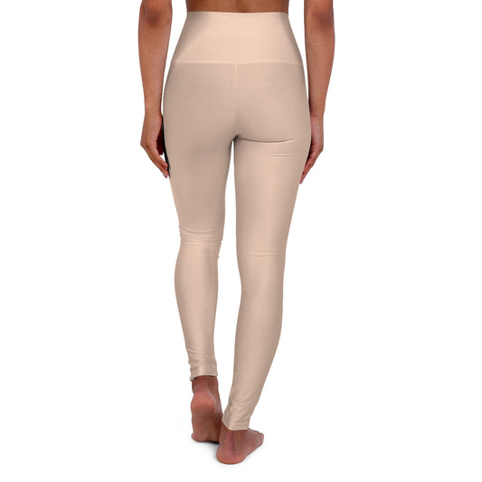 Elated Hippie High-Waisted Yoga Leggings - Beach Babe