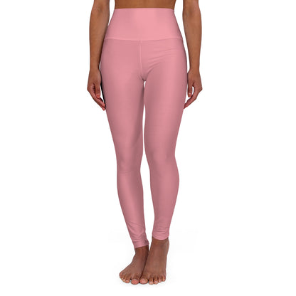 Elated Hippie High-Waisted Yoga Leggings - Blush Pink