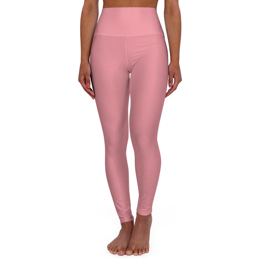Elated Hippie High-Waisted Yoga Leggings - Blush Pink