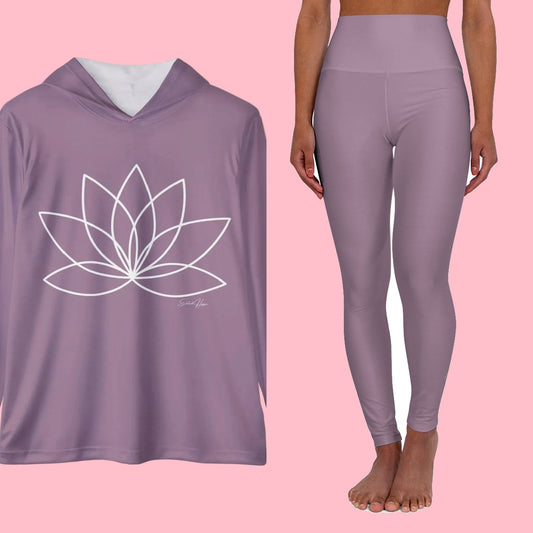 The Lavender Frost Duo — Hoodie + Leggings Set — everything in the set